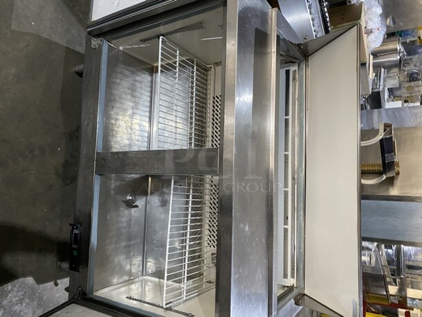 Entree All Stainless Steel Refrigerated Bain Marie/Sandwich Prep Table! Model S48 Serial 1406ENTH04975! 115V 1 Phase! On Commercial Casters!  - Image 5 of 9