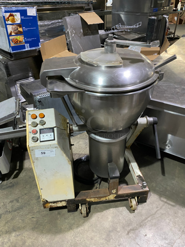 Stephan Heavy Duty Commercial VCM! Vertical Chopper/Mincer! 3 Phase! On Casters!