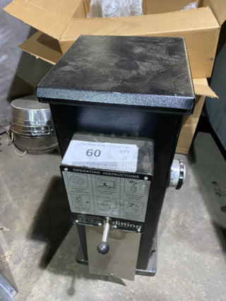 FAB! 2016 Ditting Machine! Model KR 1203! Metal Commercial Countertop Coffee Bean Grinder! 120 Volts 1 Phase ! 