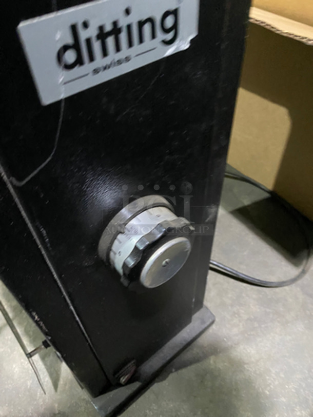 FAB! 2016 Ditting Machine! Model KR 1203! Metal Commercial Countertop Coffee Bean Grinder! 120 Volts 1 Phase !  - Image 7 of 9