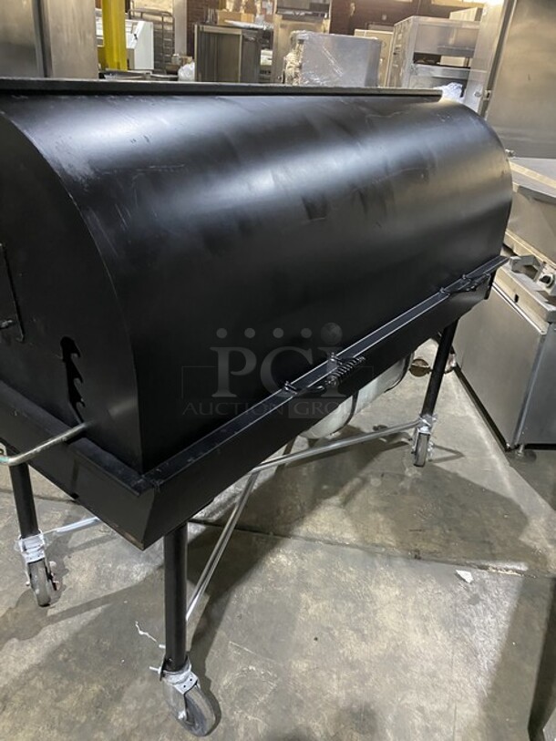 WOW! Porta Grill LP Powered Char Broiler Grill! Model PG2460-II Serial 4459! On Casters!  - Image 3 of 9