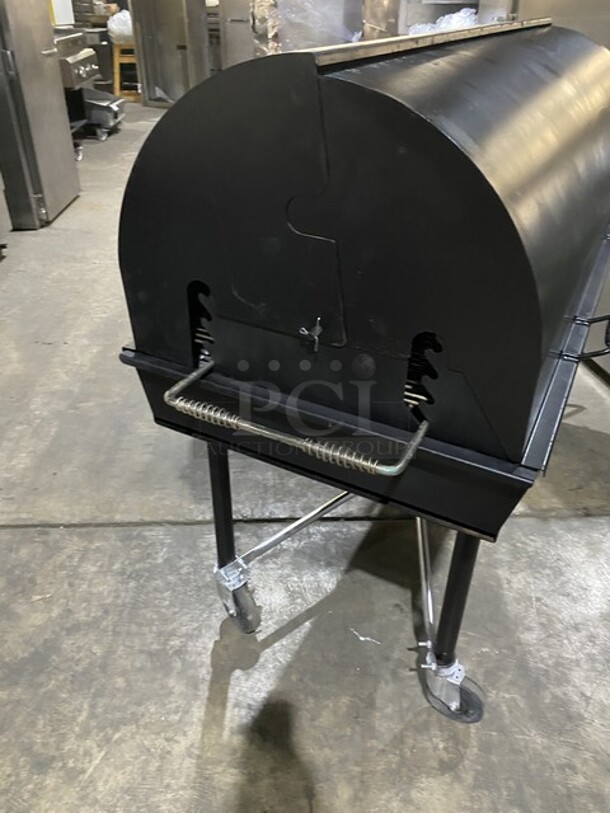 WOW! Porta Grill LP Powered Char Broiler Grill! Model PG2460-II Serial 4459! On Casters!  - Image 4 of 9