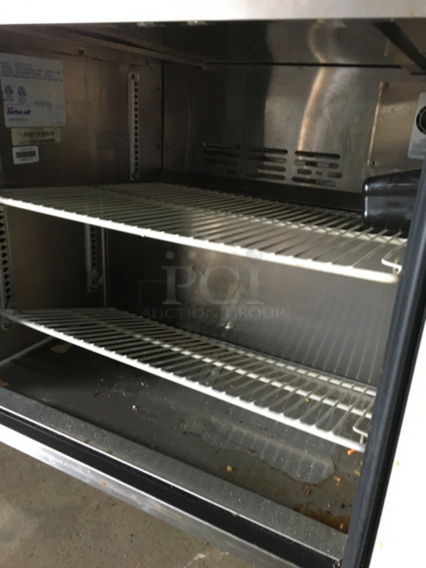 WOW!Turbo Air 1 Door Refrigerated Sandwich Prep Table! With Plastic Top! All Stainless Steel! 115 Voltage! - Image 6 of 9