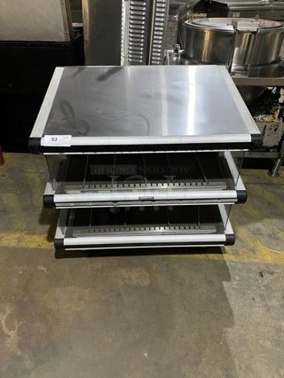 Nice! Hatco Counter Top 2 Tier Food Warmer! Glo-Ray Series! 1 Phase! 