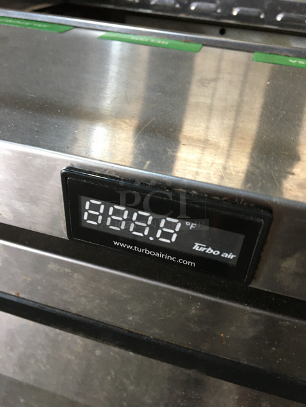 WOW!Turbo Air 1 Door Refrigerated Sandwich Prep Table! With Plastic Top! All Stainless Steel! 115 Voltage! - Image 8 of 9