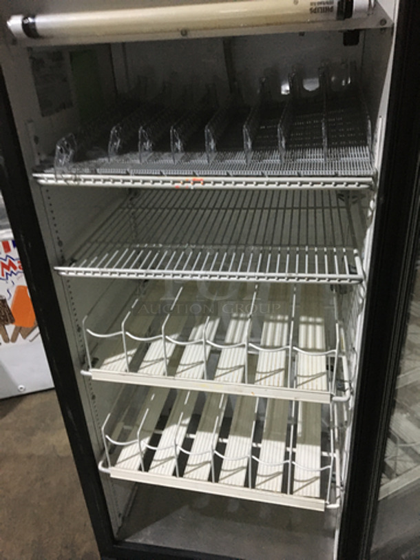 True One Glass Door Reach In Cooler Merchandiser! Model GDM12 Serial 13074228! 115V 1 Phase! With Poly Coated Racks!  - Image 5 of 8