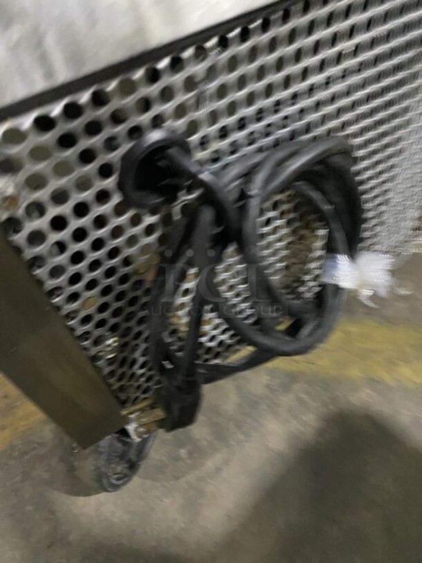 Wow! True All Stainless Steel Refrigerated Bain Marie Prep Table! Model TSSU-48-08 Serial 7493962! 115V 1 Phase! On Commercial Casters!   - Image 9 of 9