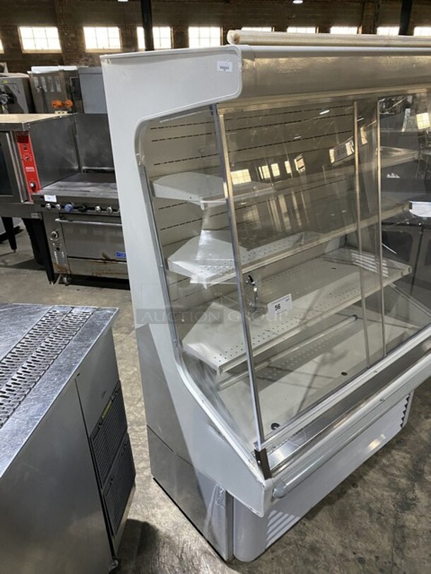 Sweet! Hussmann Refrigerated Grab-N-Go Case Showcase Merchandiser! Fully Enclosed Case With 2 Front Sliding Doors! Model GSVM5272 Serial 04105492-158! 115V 1 Phase!  - Image 3 of 9