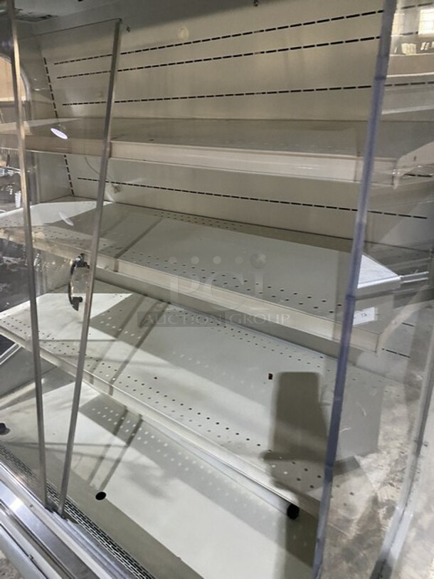 Sweet! Hussmann Refrigerated Grab-N-Go Case Showcase Merchandiser! Fully Enclosed Case With 2 Front Sliding Doors! Model GSVM5272 Serial 04105492-158! 115V 1 Phase!  - Image 6 of 9