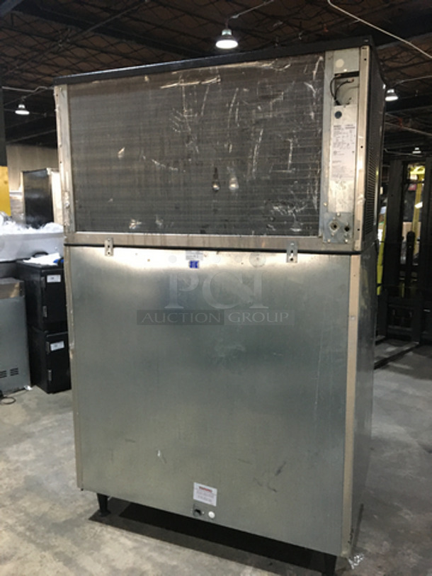 Sweet! Ice-O-Matic AIR COOLED 1500 LbS Ice Machine! On Ice-O-Matic Bin! Model ICE1406HA6 Serial 15021280011188! 208/230V 1 Phase! On Legs! 2 X Your Bid Makes One Unit!  - Image 3 of 7