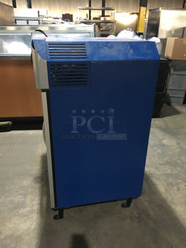 Nice! Minus Forty Technologies One Glass Door Freezer Merchandiser! With Racks! Model 11-CSGF-X1-FR Serial 145801! 115V 1 Phase! Working When Removed! On Legs! - Image 2 of 7