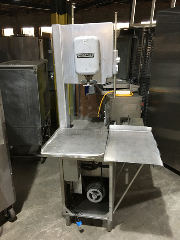 AWESOME! Hobart Model 5614 Commercial Meat Saw! 200/250 Volts! All Stainless Steel! On Legs! - Image 2 of 9