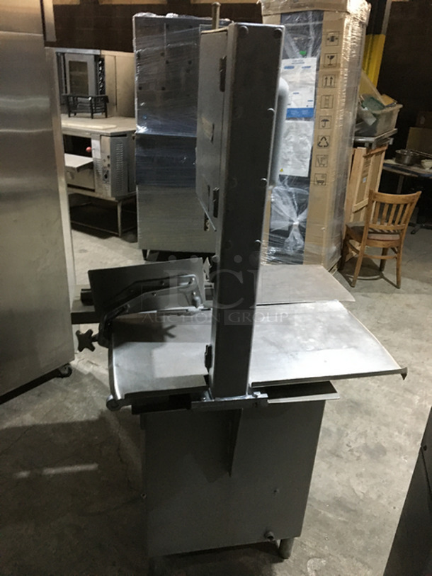 AWESOME! Hobart Model 5614 Commercial Meat Saw! 200/250 Volts! All Stainless Steel! On Legs! - Image 4 of 9