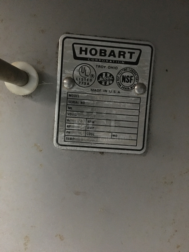 AWESOME! Hobart Model 5614 Commercial Meat Saw! 200/250 Volts! All Stainless Steel! On Legs! - Image 8 of 9