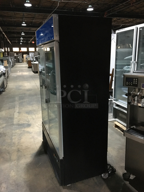 WOW! Spartan 2-Door Glass Reach-In Freezer Merchandiser! Model SGF-49! 115 Volts! On Casters!  - Image 4 of 10