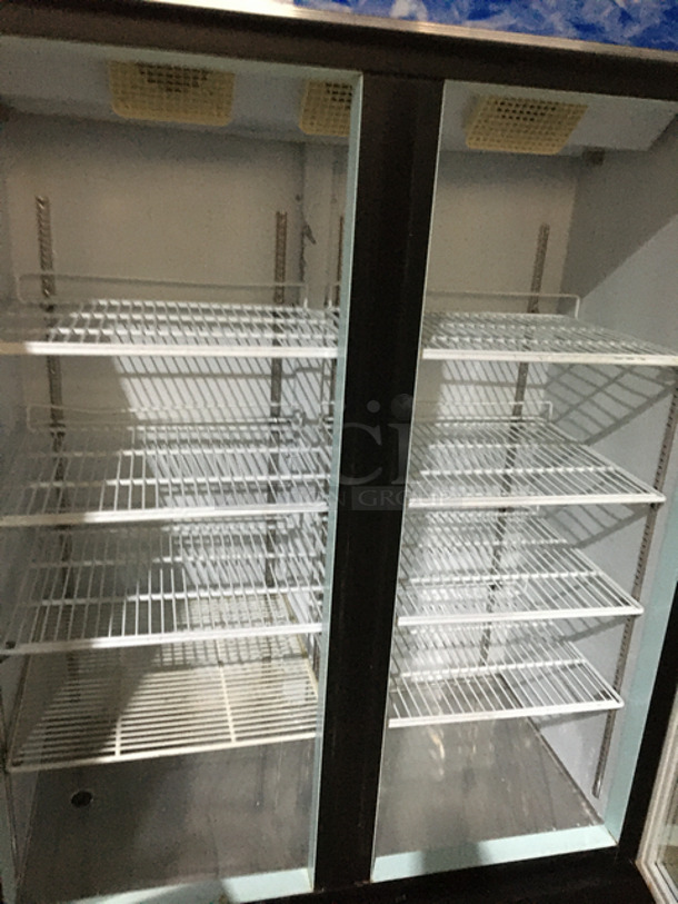 WOW! Spartan 2-Door Glass Reach-In Freezer Merchandiser! Model SGF-49! 115 Volts! On Casters!  - Image 5 of 10