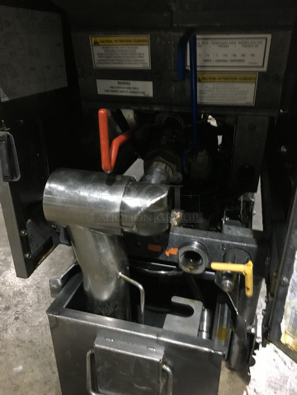 Pitco Soltice Natural Gas Powered Deep Fat Fryer! With Oil Filter System! Model 1B-SG14 Serial G05LA039687! On Casters!   - Image 7 of 9