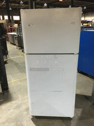Electrolux White Home Refrigerator With Top Freezer! 115 Volts !