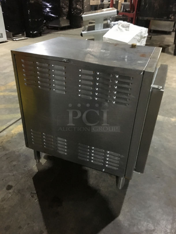 Cleveland Stainless Steel Counter Top Electric Powered Steamer Cabinet! Model 21CET16! 208 3 Phase! On Legs!  - Image 4 of 8