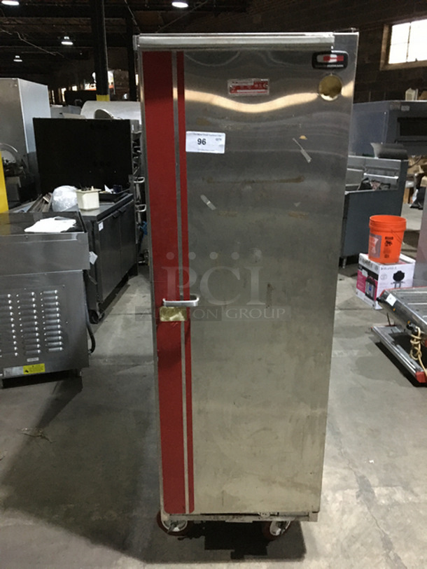 NICE! Stainless Steel Single Door Commercial Food Holding Cabinet! On Casters! 