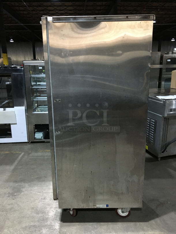 NICE! Stainless Steel Single Door Commercial Food Holding Cabinet! On Casters!  - Image 2 of 6