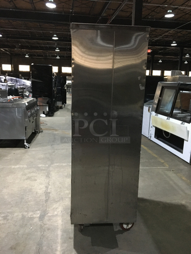 NICE! Stainless Steel Single Door Commercial Food Holding Cabinet! On Casters!  - Image 3 of 6