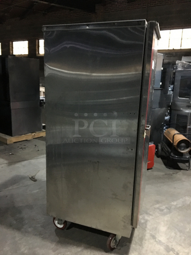 NICE! Stainless Steel Single Door Commercial Food Holding Cabinet! On Casters!  - Image 4 of 6