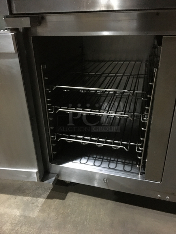 Lang Stainless Steel Electric Stove! Oven Underneath! 228/240 Volts 3 Phase! On Legs! - Image 5 of 12