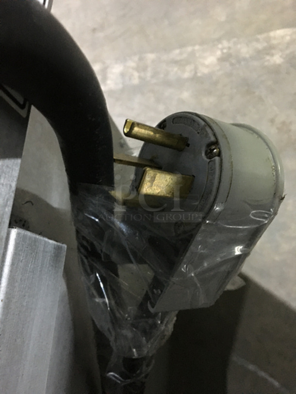 Lang Stainless Steel Electric Stove! Oven Underneath! 228/240 Volts 3 Phase! On Legs! - Image 12 of 12