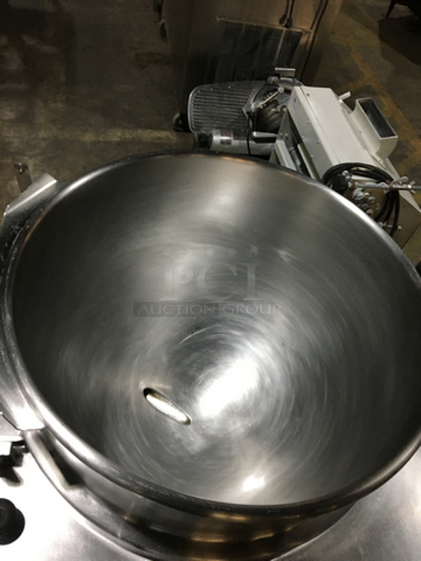 Market Forge All Stainless Steel Tilted Soup Kettle! Model MT40E0! 480V 3 Phase! On legs!  - Image 5 of 9