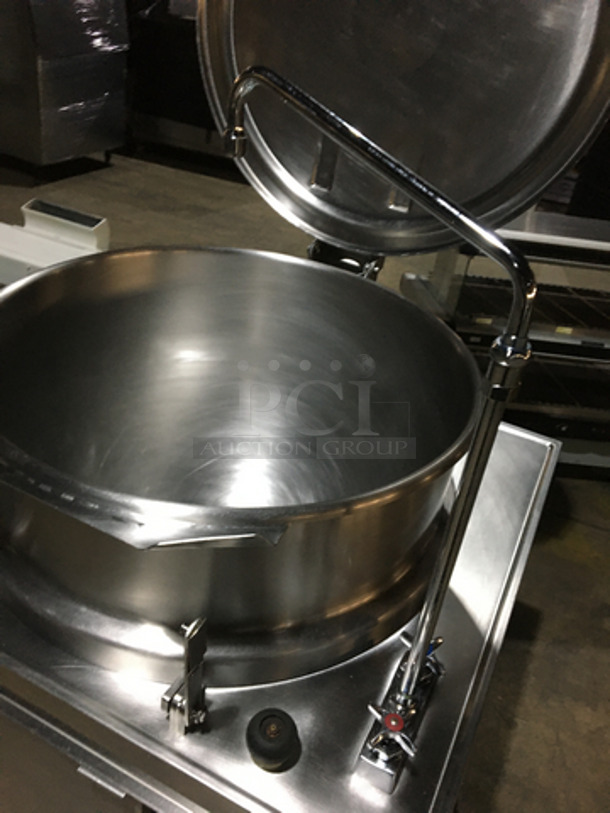 Market Forge All Stainless Steel Tilted Soup Kettle! Model MT40E0! 480V 3 Phase! On legs!  - Image 6 of 9