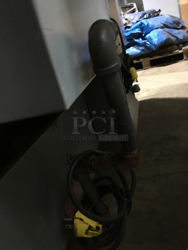 Pitco Frialator 2 Natural Gas Powered 75 LBS Deep Fat Fryers! With Dump Station! All Stainless Steel! All 3 On Legs! - Image 12 of 12