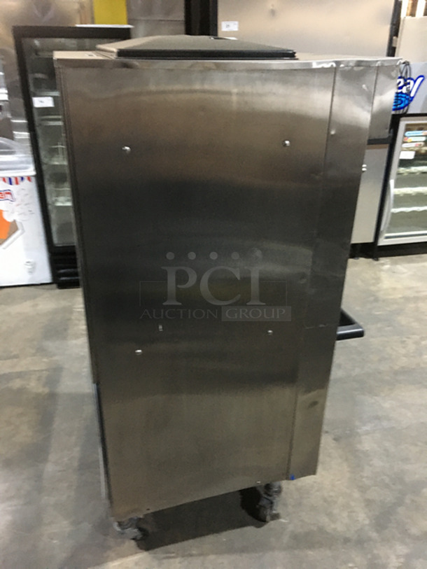 SWEET! Electro Freeze 3 Handle Electric Power Soft Serve/Yogurt Machine! All Stainless Steel! On Casters! - Image 3 of 6