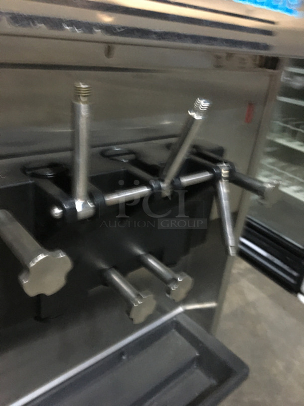 SWEET! Electro Freeze 3 Handle Electric Power Soft Serve/Yogurt Machine! All Stainless Steel! On Casters! - Image 6 of 6