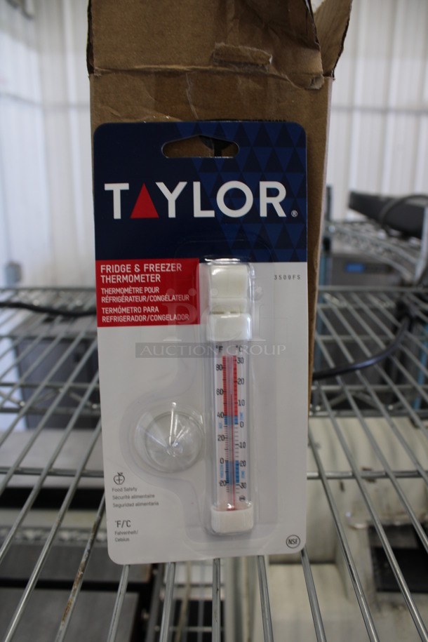 4 BRAND NEW IN BOX! Taylor Fridge Freezer Thermometers. 4 Times Your Bid!