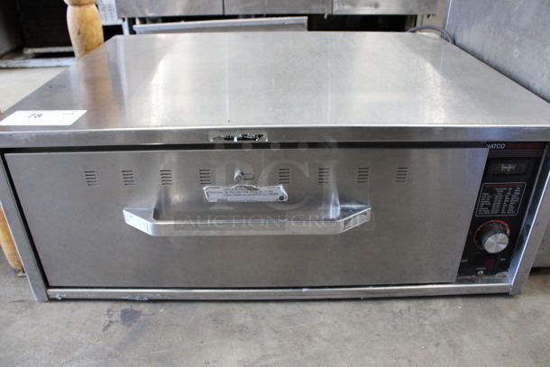Hatco Model HDW-1 Stainless Steel Commercial Single Drawer Warming Drawer. 120 Volts, 1 Phase. 29.5x23x11.5. Tested and Working!