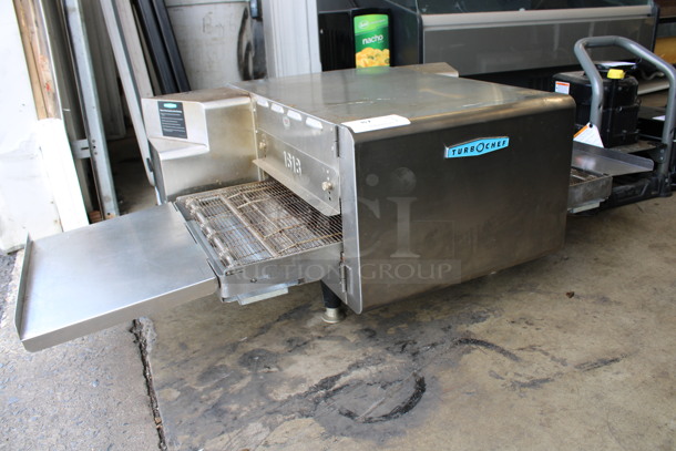 2016 Turbochef Model HCS1618 Stainless Steel Commercial Countertop Rapid Cook Conveyor Pizza Oven. 208/240 Volts, 1 Phase. 57x33x17.5