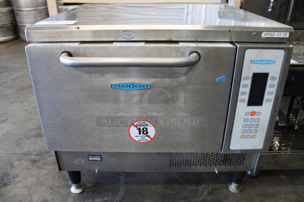 Turbochef Model NGC Stainless Steel Commercial Countertop Electric Powered Rapid Cook Oven. 208/240 Volts, 1 Phase. 26x26x24