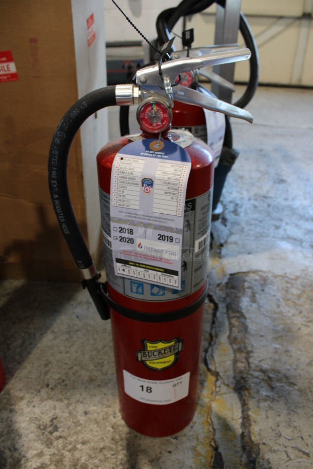 Buckeye Fire Extinguisher. 5x7x21