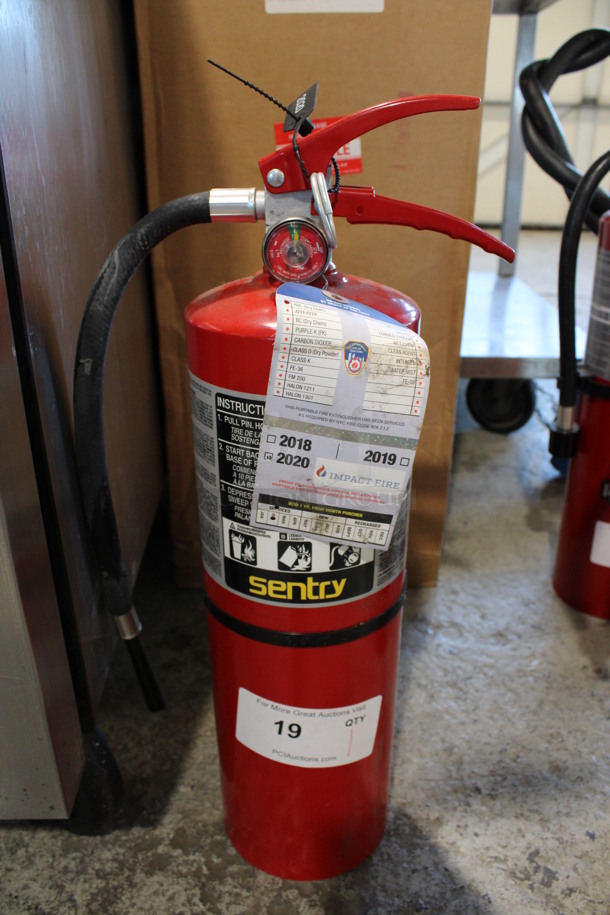 Ansul Sentry Fire Extinguisher. 5x7x21