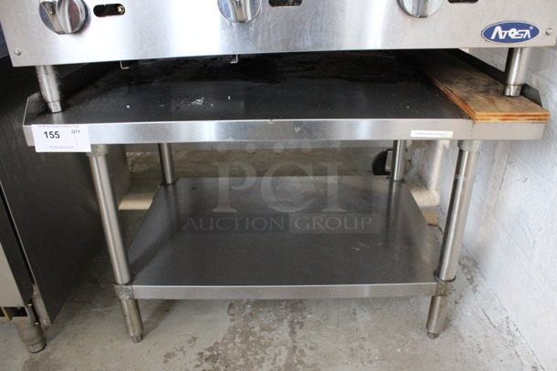 Stainless Steel Commercial Equipment Stand w/ Under Shelf. 36x28x26