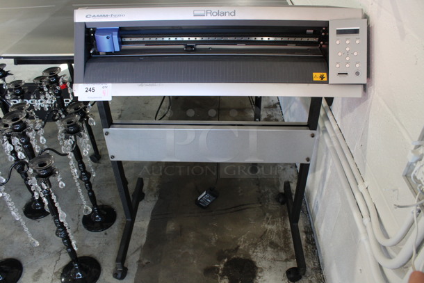 Roland Camm-1 Servo Floor Style Desktop Sign Maker Large Format Printer. 34x20x41