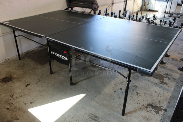 Collapsible Ping Pong Table on Casters. 60x109x30