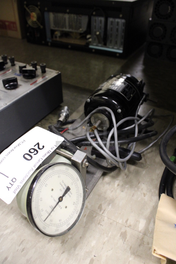 Bodine Motor. 115 Volts, 1 Phase. 14x4x4. (Room 105)