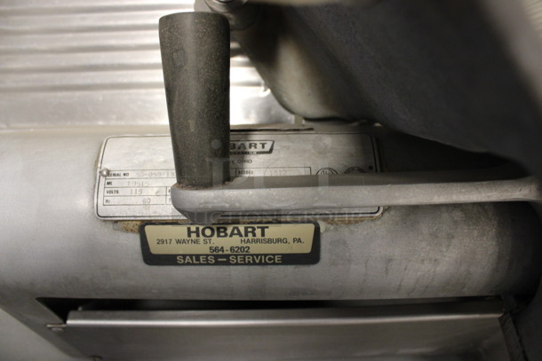 Hobart Model 1612 Stainless Steel Commercial Countertop Automatic Meat Slicer. 115 Volts, 1 Phase. 26x19x21. (Room 130) - Image 7 of 9