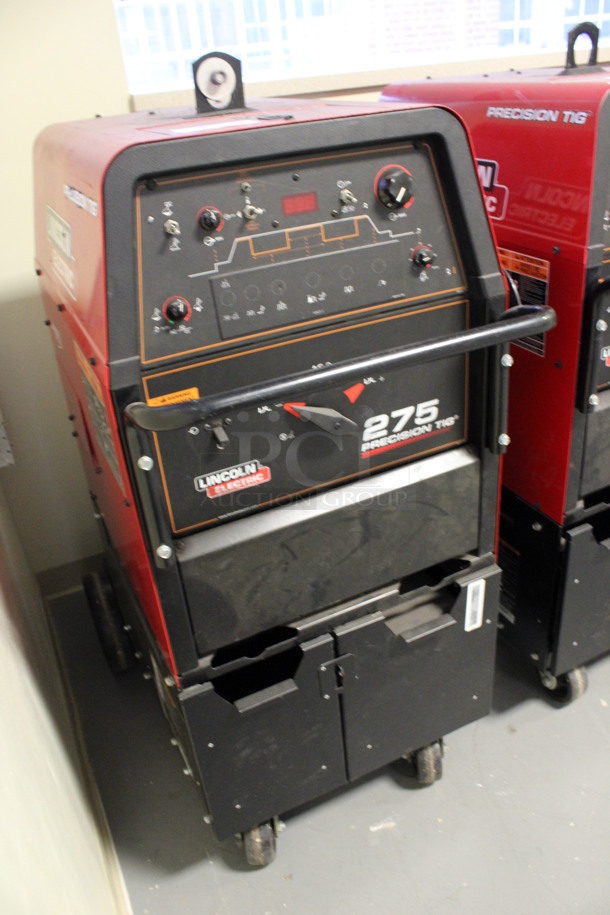Lincoln Electric Model K1828-3 Precision TIG 275 Metal Floor Style Welder Ready Pak Machine on Commercial Casters. 28x44x54. (Room 130) - Image 5 of 6