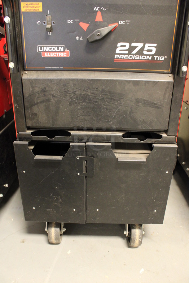 Lincoln Electric Model K1828-3 Precision TIG 275 Metal Floor Style Welder Ready Pak Machine on Commercial Casters. 28x44x54. (Room 130) - Image 5 of 7