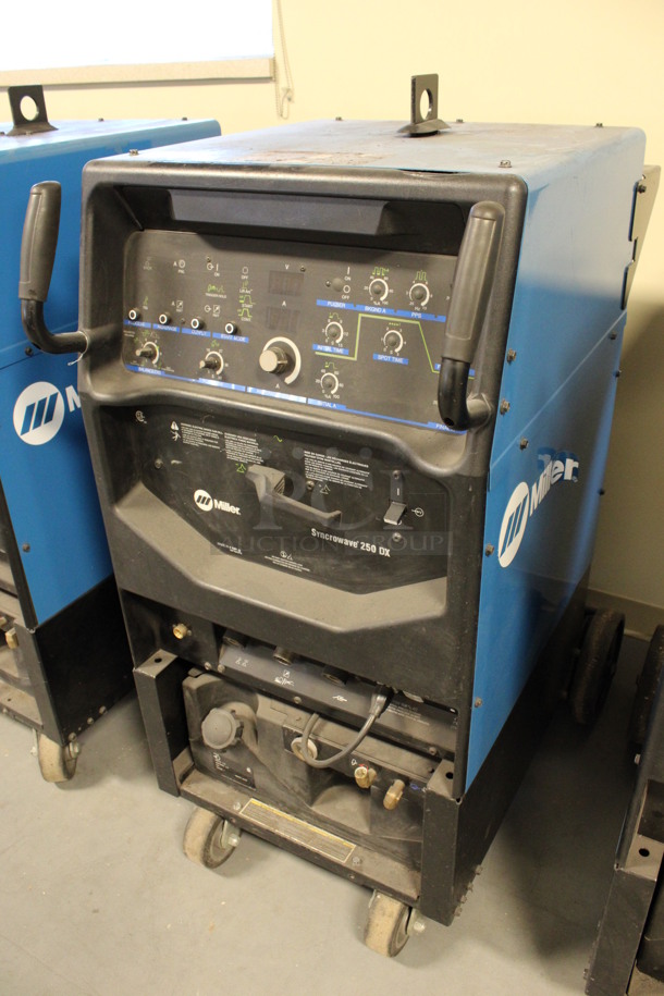 Miller Syncrowave 250 DX Metal Floor Style TIG Welding Machine on Commercial Casters. 115 Volts, 1 Phase. 28x42x50. (Room 130) - Image 2 of 7