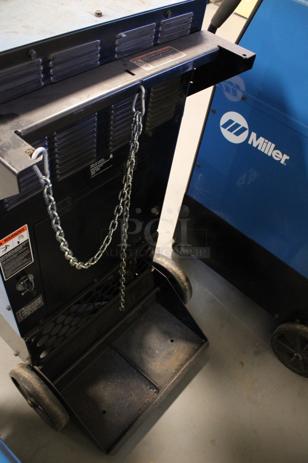 Miller Syncrowave 250 DX Metal Floor Style TIG Welding Machine on Commercial Casters. 115 Volts, 1 Phase. 28x42x50. (Room 130) - Image 6 of 7