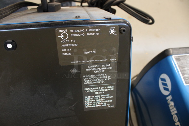 Miller Millermatic 140 Metal Auto-Set w/ MVP MIG Wire Welder. 115 Volts, 1 Phase. 11x18x15. (Room 130) - Image 5 of 5